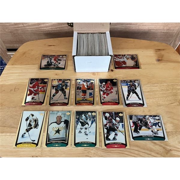 1998-99 upper deck gold and silver NHL hockey card lot