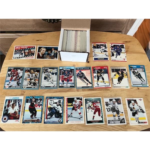 Approx 200 score NHL hockey card lot- various years