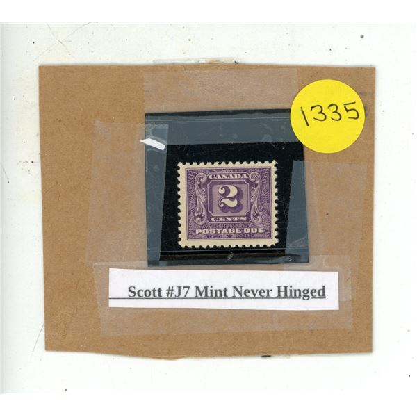 Scott #J7 Mint Never Hinged.