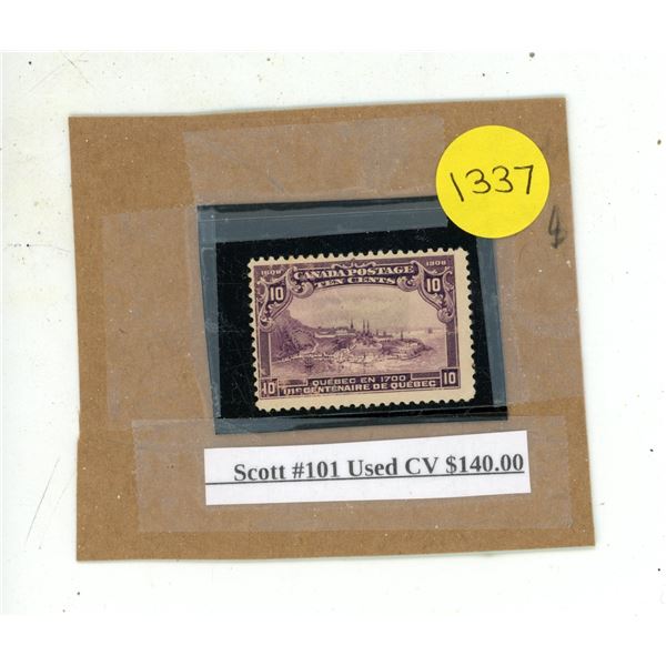 Scott #101 Used CV $140.00.