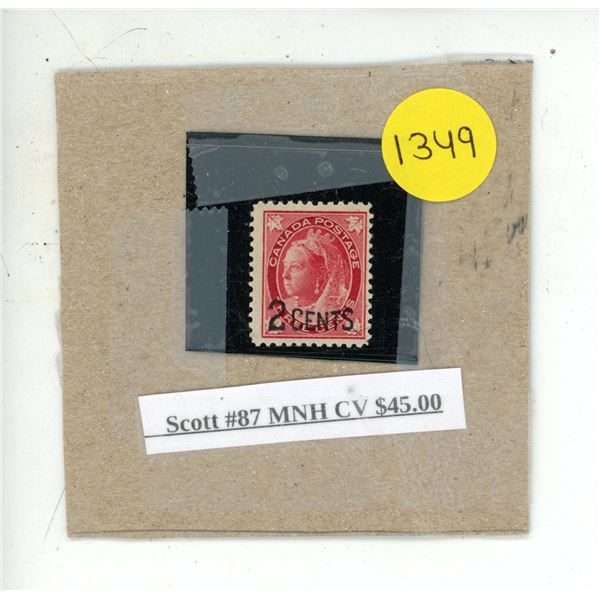 Scott #87 MNH CV $45.00.
