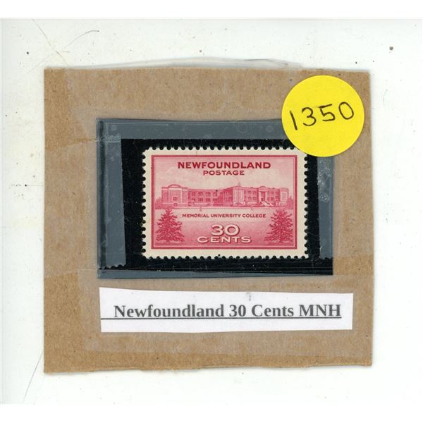 Newfoundland 30 Cents MNH.