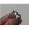 Image 3 : NEW Platinum Plated 1.0ct Heart Prong Ring