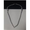 Image 2 : NEW Platinum Plated Tennis Necklace