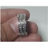 Image 4 : NEW Platinum Plated Man’s Ring - Size 10.0