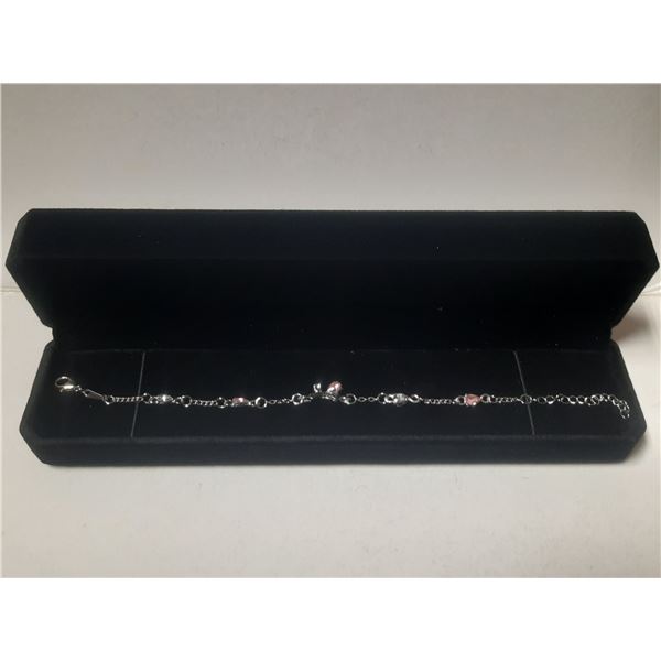 NEW Platinum Plated Bow Bracelet