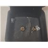 Image 4 : NEW 14K Gold Plated 3.0ct Stud Earrings