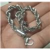 Image 3 : NEW Platinum Plated 6.0mm Rope Bracelet
