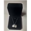 Image 1 : NEW Platinum Plated Heart Locket Necklace