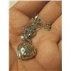 Image 3 : NEW Platinum Plated Heart Locket Necklace