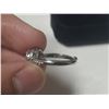 Image 4 : NEW Platinum Plated 1.0ct Halo Ring