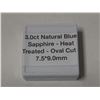 Image 2 : New - 3.0ct Natural Blue Sapphire