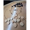 Image 3 : New never used crokinole 2 in 1 board with checkers