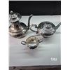 Image 3 : Coffee tea set primrose plate- E.P copper, B.M mount silver plated produced by birks