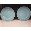 Image 1 : Vintage rare pyrex turquoise dinner plates