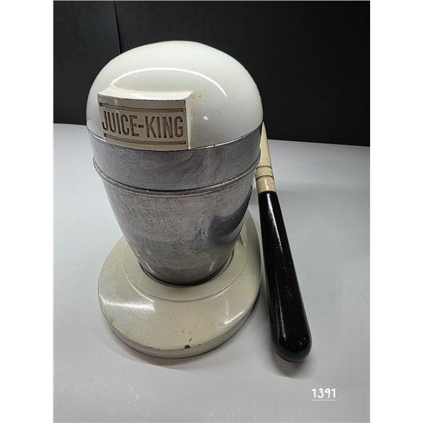 Vintage fire king juicer