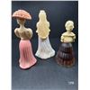 Image 2 : 3 vintage avon collectable victorian ear lady perfume bottles- from bridal moments and fashion figur