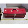 Image 1 : Small red tool box some tools inside