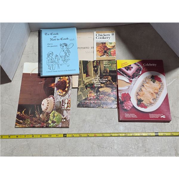 Cook books and information booklets
