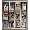 Image 2 : Large 4 row box of 3000ish hockey cards. Mainly 1990s Pro Set, Score, Bowman and misc row with UD.