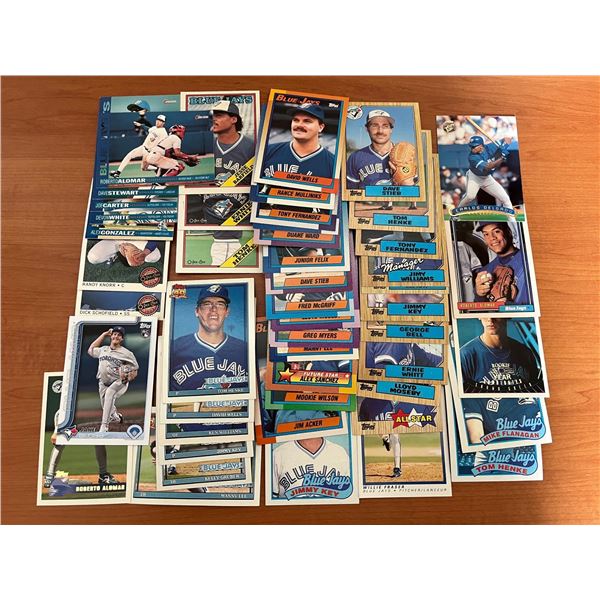 Toronto Blue Jays lot of 50 different OPC/Topps Baseball Cards.