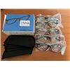 Image 1 : Reading Glasses x 5. +0.50 strength. New with cases. Never used.