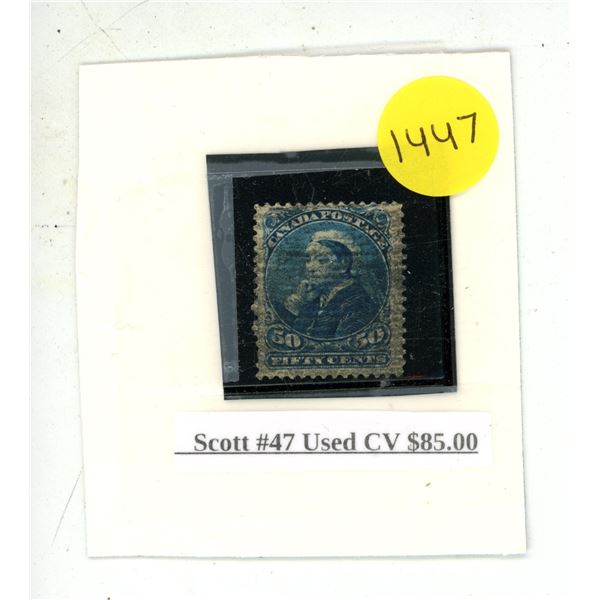 Scott #47 Used CV $85.00.
