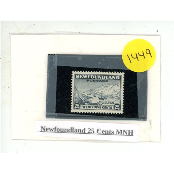 Newfoundland 25 Cents MNH.