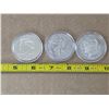 Image 1 : 3 USA replica 1 dollar coins - 2 copies and 1 trump 2024