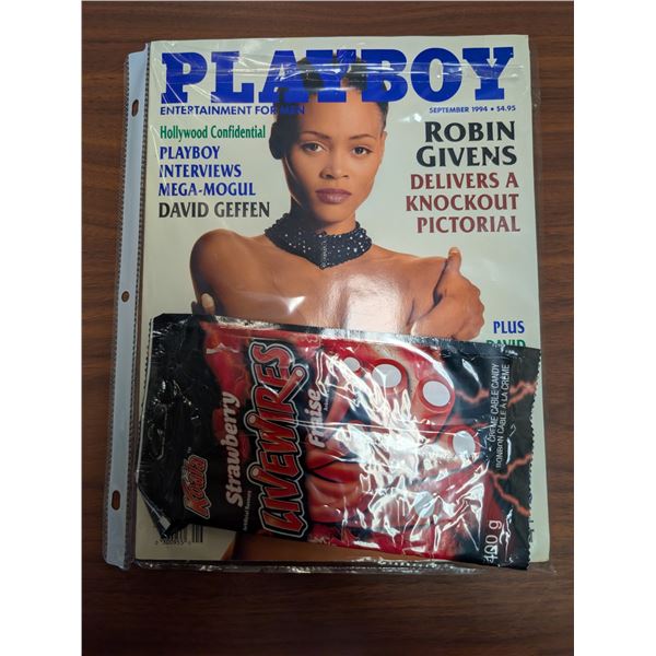 Playboy Magazine Sept 1994 w/ Livewires Candy
