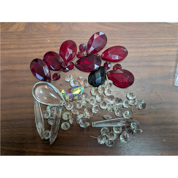 (2) Bags of Chandelier Crystals