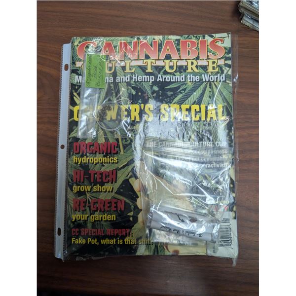 Cannabis Culture Magazine w/ Seeds and Roller