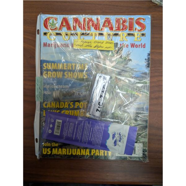 Cannabis Culture Magazine w/ Seeds and Organic Hemp Wraps
