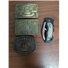 Image 1 : (3) Belt Buckles (Weather Ford, Canadian Power, and etc.)
