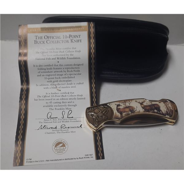 Vintage Franklin Mint Pocket Knife.