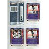 Image 2 : Vintage sports trading cards and sticker packs from the early 1990s, specifically showing sealed Fle