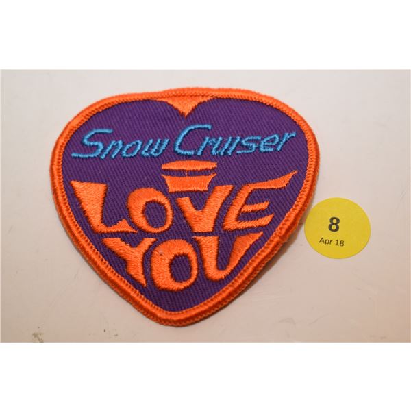 1970’s NOS Snowmobile Patch – Snow Cruiser