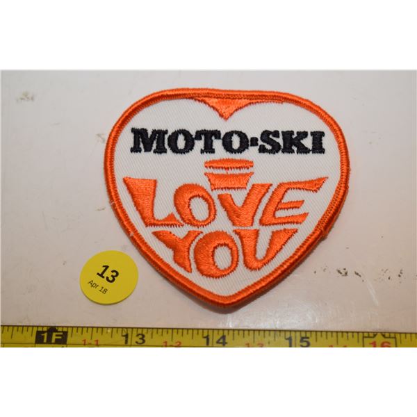 1970’s NOS Snowmobile Patch – Moto-Ski