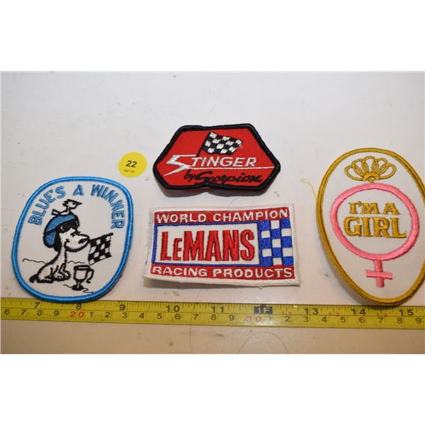 (4) 1970’s NOS Snowmobile Patches