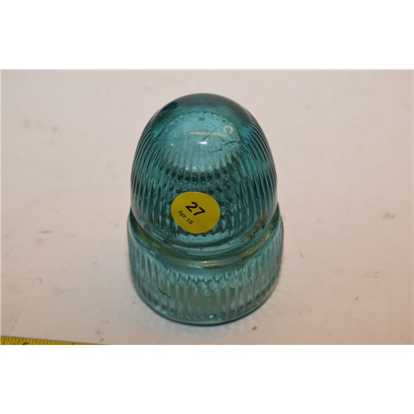RARE Beehive Withycombe Ribbed CD 143 Insulator