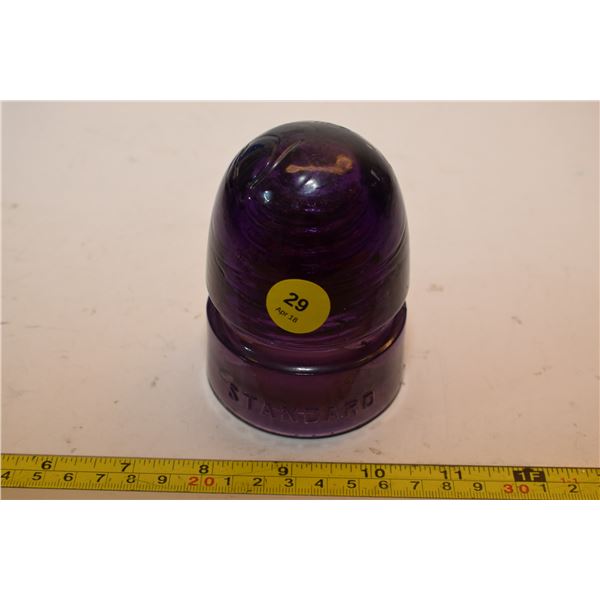 Standard Purple Railway Insulator