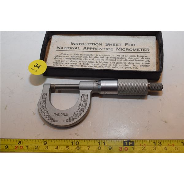 Old National Micrometer
