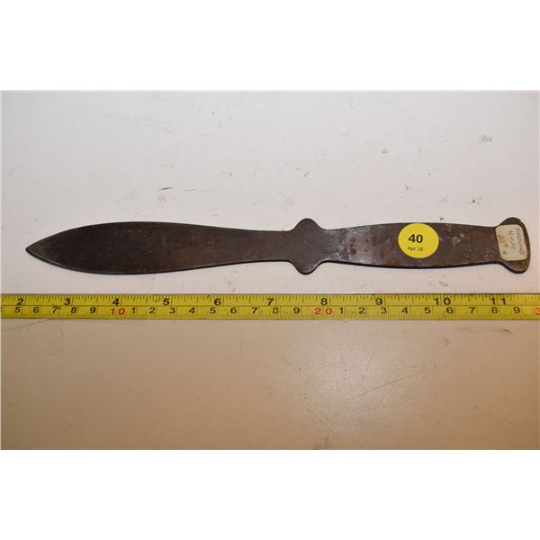 Old Throwing Knife