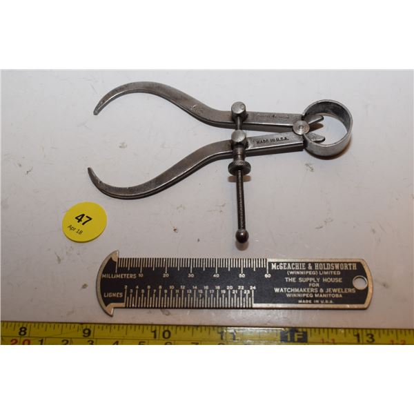 Watch Maker’s Guage & Sampson Caliper