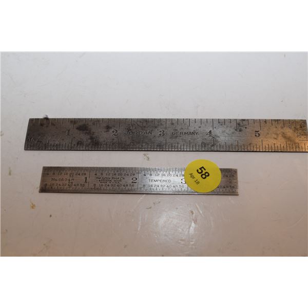 Jordan & Lufkin Rule Co. Rulers