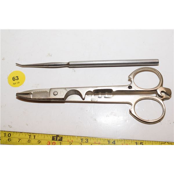 Multi-Tool Scissors & Pick