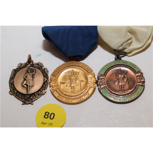 Highland Dance Award Medals