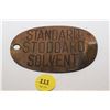Image 1 : Standard Oil Brass Tag