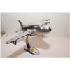 Image 1 : Cast Desktop Plane on Stand **Missing Propellers**