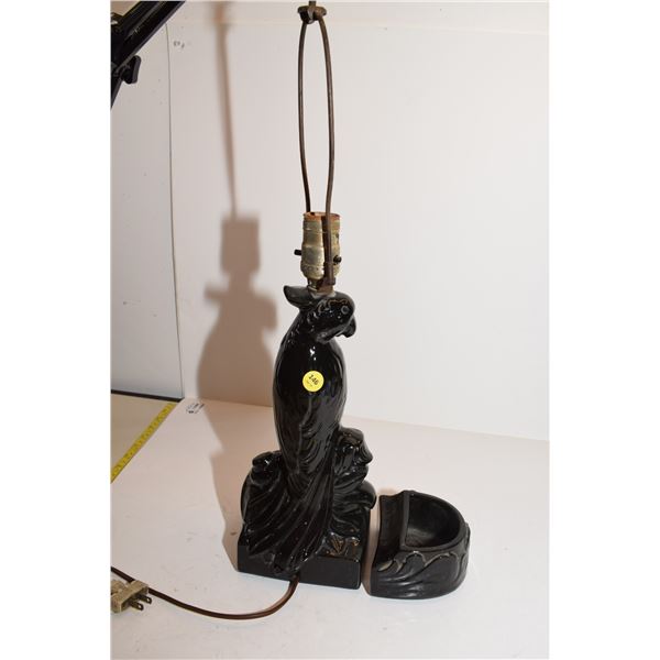 Rare Parrot Lamp & Planter